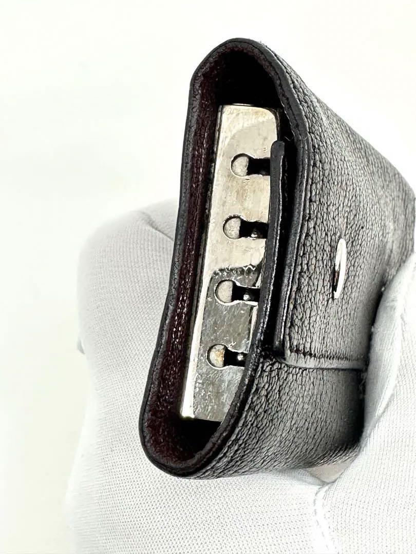 HERMES キーケース ブラック×パープル (C140_23) HERMES キーケース ブラック×パープル (C140_23)