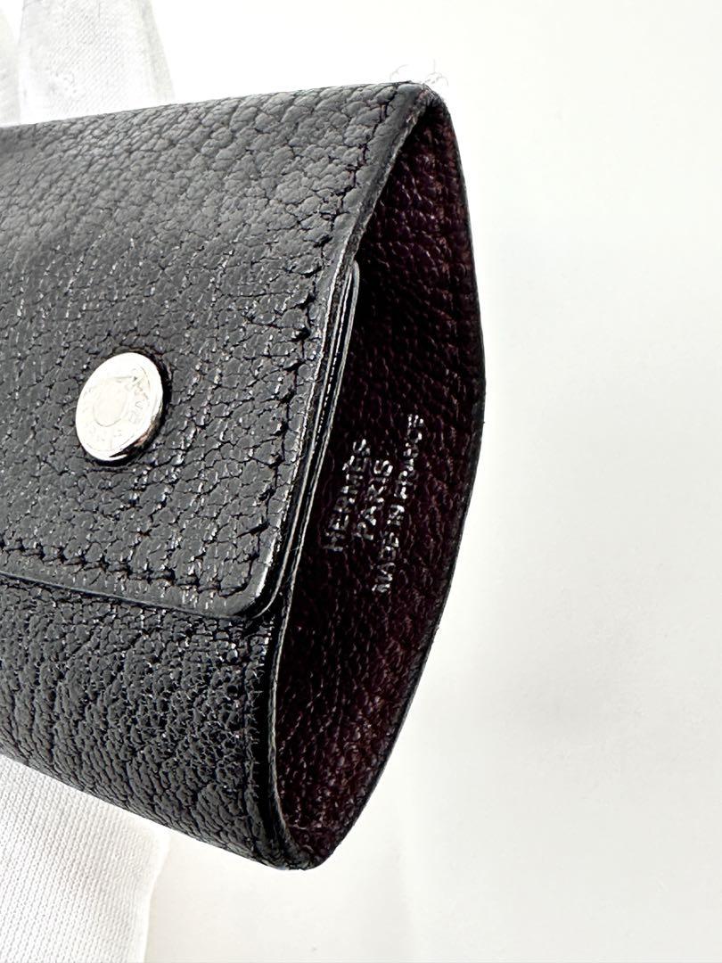 HERMES キーケース ブラック×パープル (C140_23) HERMES キーケース ブラック×パープル (C140_23)