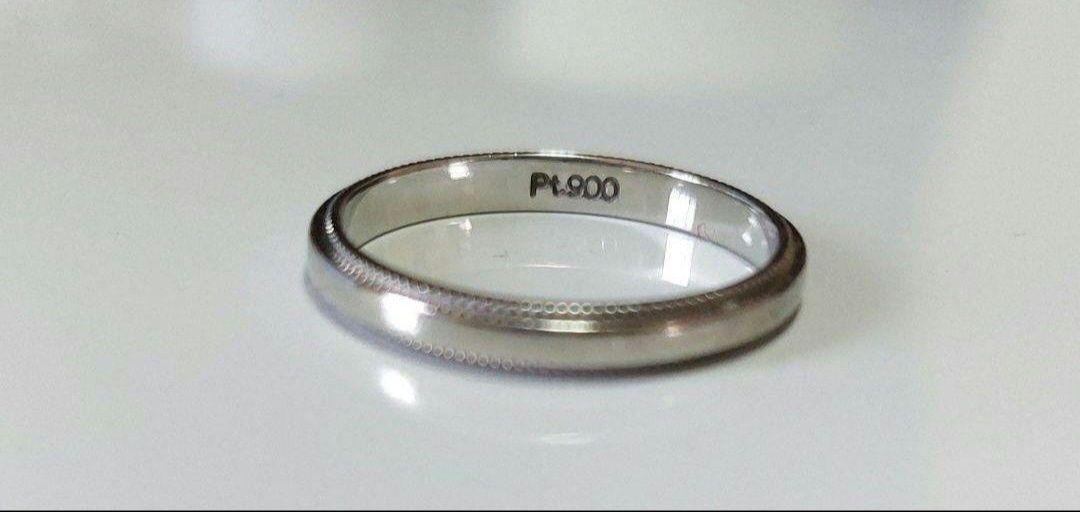 プラチナリング】pt900リング #8 ヴィンテージ アクセサリー