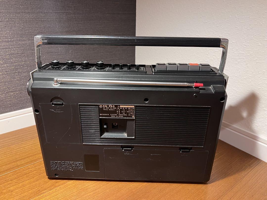 National ラジカセ RQ-560 昭和レトロ National ラジカセ RQ-560 昭和レトロ - メルカリ