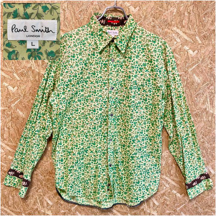 美品✨ PaulSmith ポールスミス 長袖シャツ Lサイズ グリーン系 - メルカリ 美品✨ PaulSmith ポールスミス 長袖シャツ Lサイズ グリーン系 - メルカリ