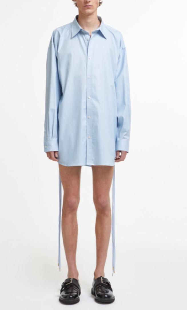 DRESSEDUNDRESSED Tied Oversized Shirt