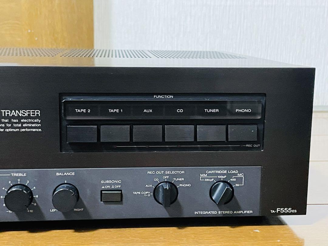 ソニー プリメインアンプ TA-F555ES☆バナナプラグ対応化済み ソニー プリメインアンプ TA-F555ES☆バナナプラグ対応化済み