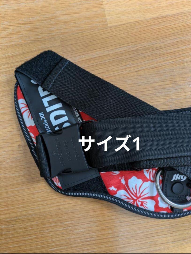 Julius-K9　アロハレッド　サイズ1　IDCパワーハーネス