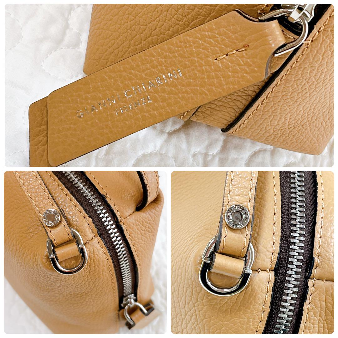 美品✨　GIANNI CHIARINI  アリファ M ハンド　ショルダー
