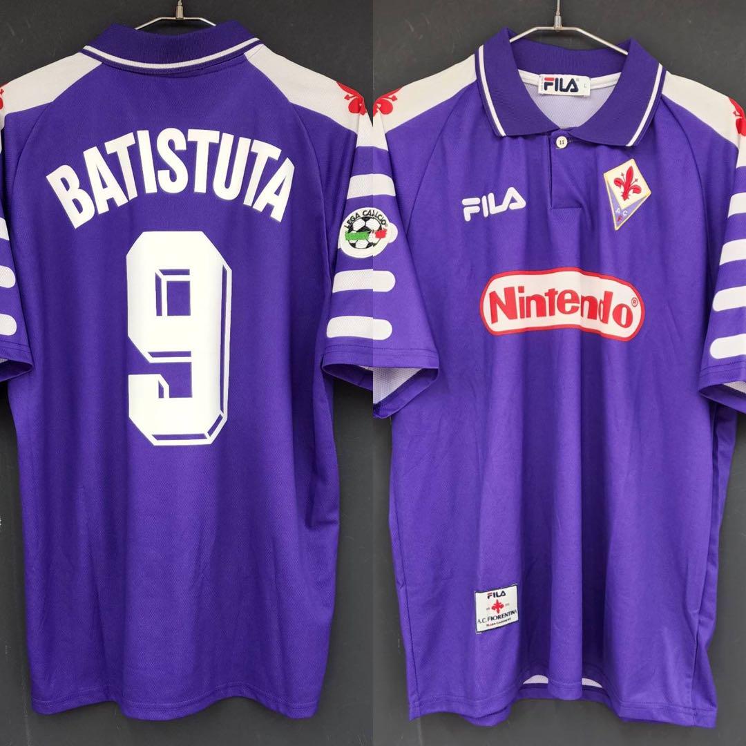 98/99 フィオレンティーナ バティストゥータ 当時物オフィシャル 98/99 フィオレンティーナ バティストゥータ 当時物オフィシャル