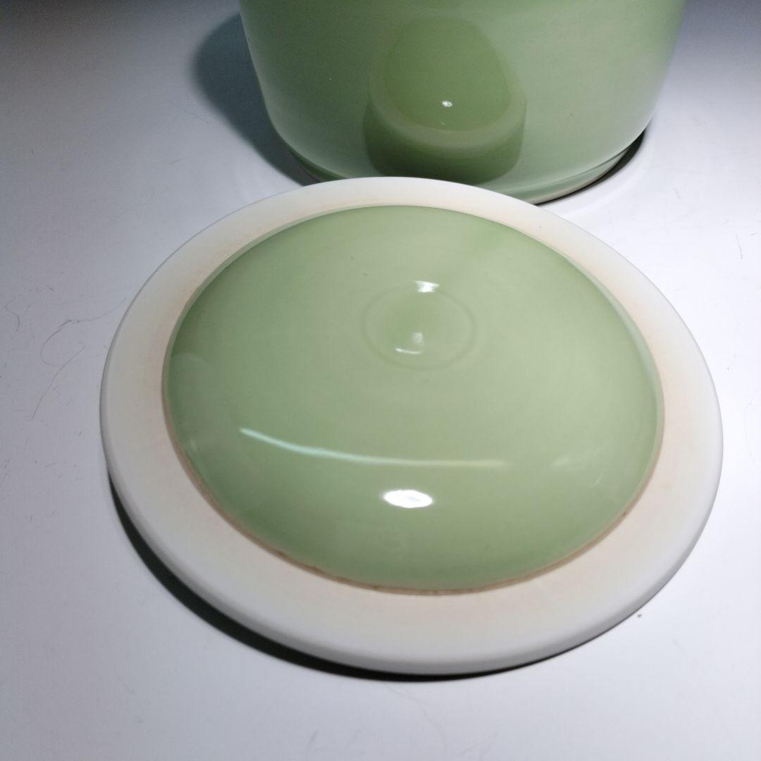 茶道具　天竜寺青磁皆具　手塚祥堂作　 3点　杓立欠品　共箱　美品
