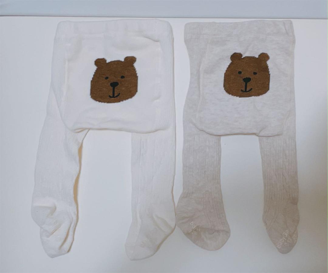 babygap くまさんタイツ babygap くまさんタイツ