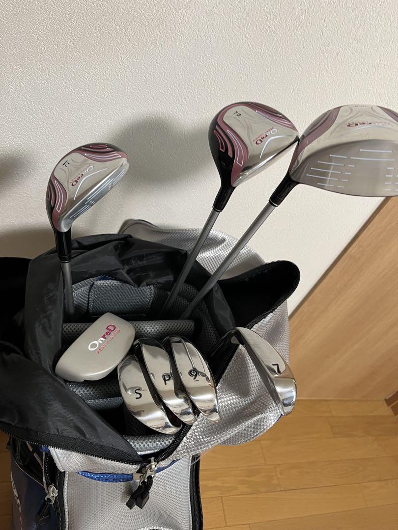 【初心者向け右利き】OnreD レディース ゴルフクラブ8本セット＋ゴルフバッグ