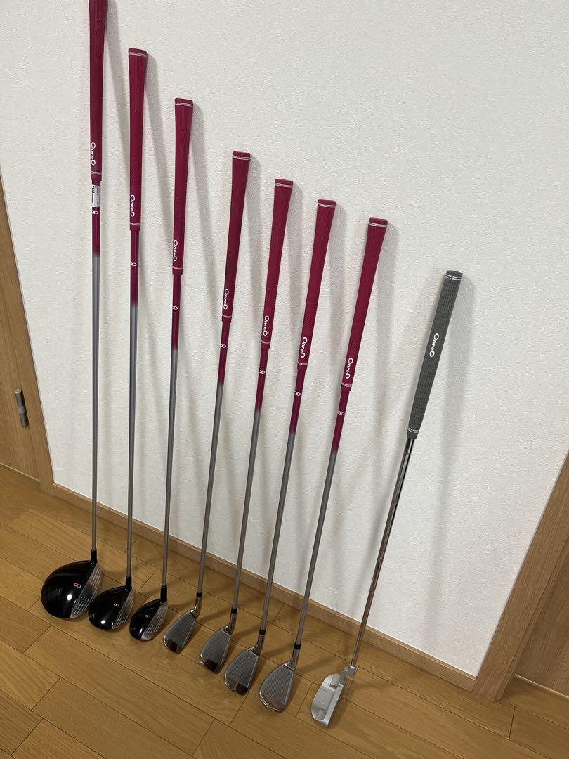 【初心者向け右利き】OnreD レディース ゴルフクラブ8本セット＋ゴルフバッグ