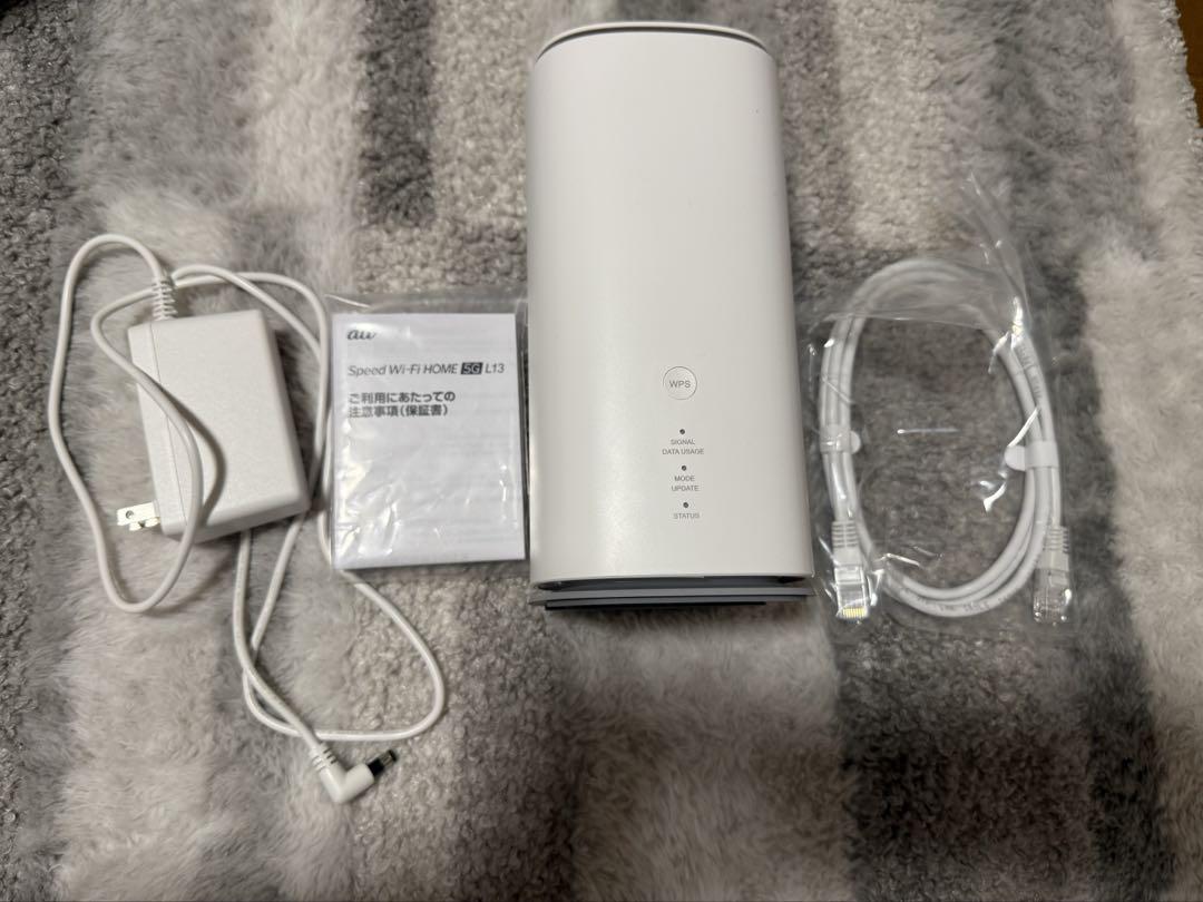 ZTE Speed Wi-Fi HOME 5G L13 ホワイト ホームルータ