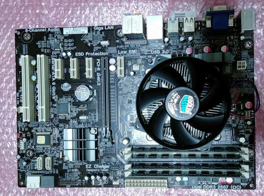 CPU、メモリ、CUPファン付きマザーボード | beia.com.do