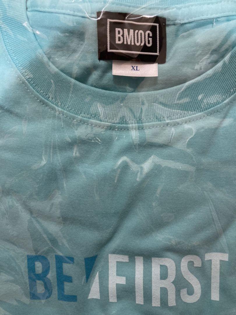BE:FIRST カラーロゴロングスリーブTシャツ　パステルエメラルドXL