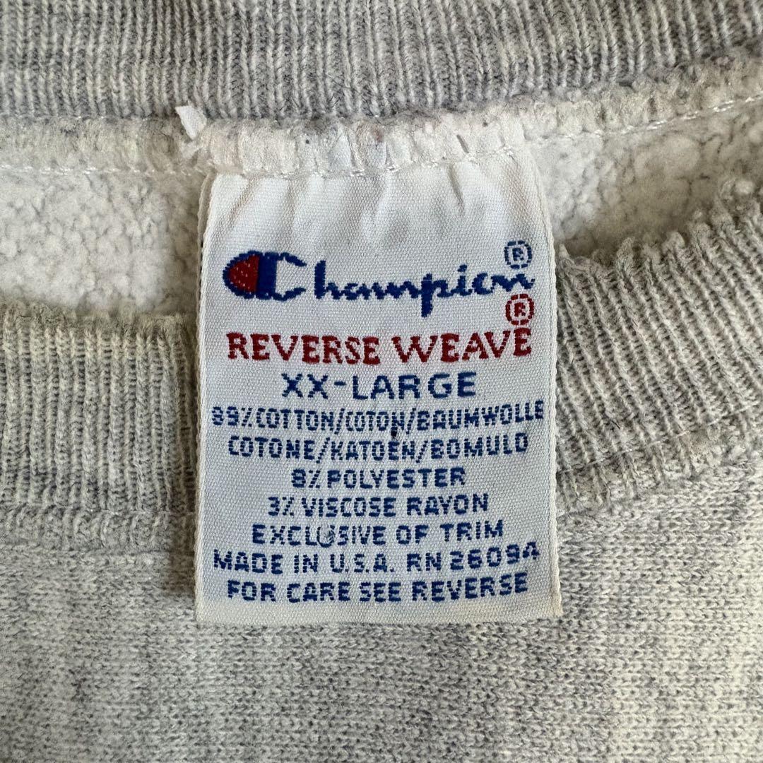 【超希少】 champion リバースウィーブ 90s USA製 3段プリント 【超希少】 champion リバースウィーブ 90s USA製 3段プリント