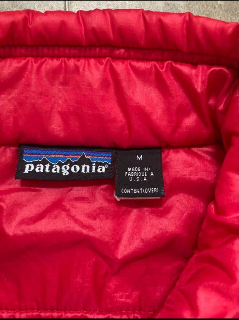 パタゴニア パフボール ベスト USA製 98年 ディープパープル M 90s パタゴニア パフボール ベスト USA製 98年 ディープパープル M 90s