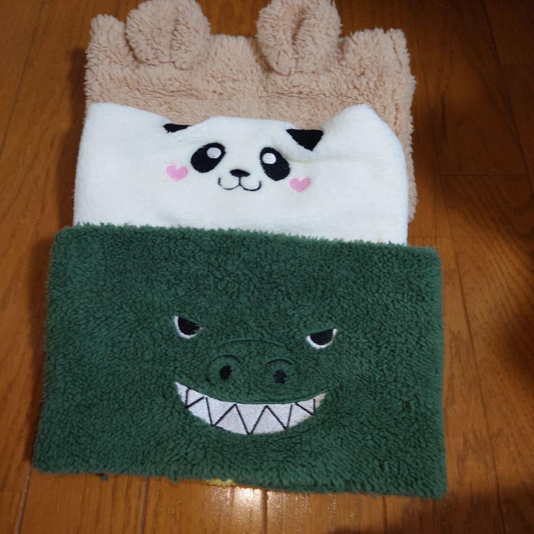ネックウォーマー　キッズ　バラ売り可能　くま　パンダ　恐竜　怪獣