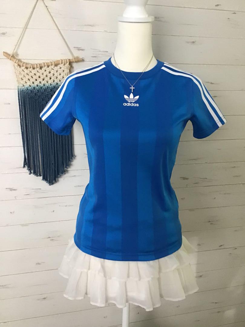 ★old adidas★ Y2K 平成ギャル グランジ スポーツ ピチT ☆old adidas☆ Y2K グランジ 平成ギャル sports ピチT - メルカリ