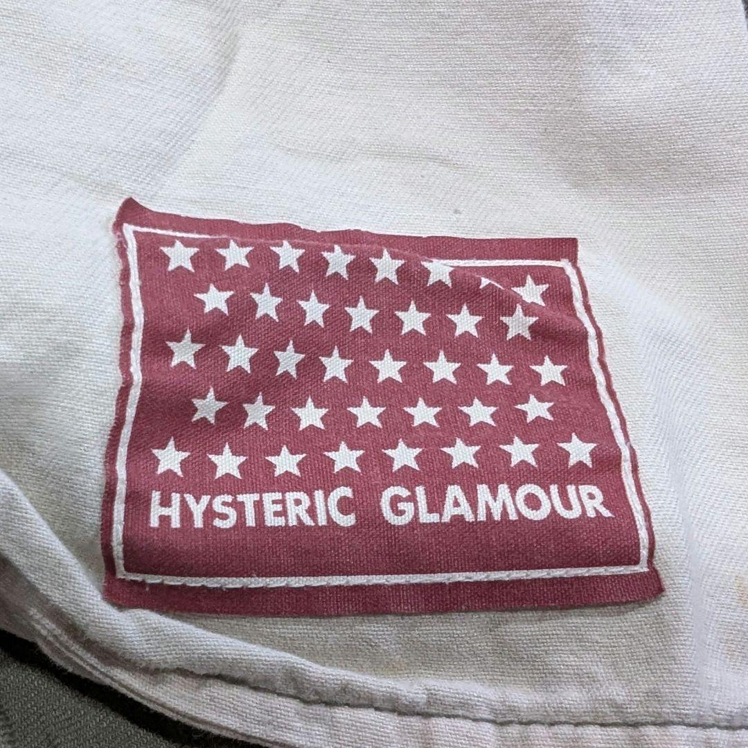 HYSTERIC GLAMOUR♡ワッペン付サロペット/オーバーオール/ カーキ