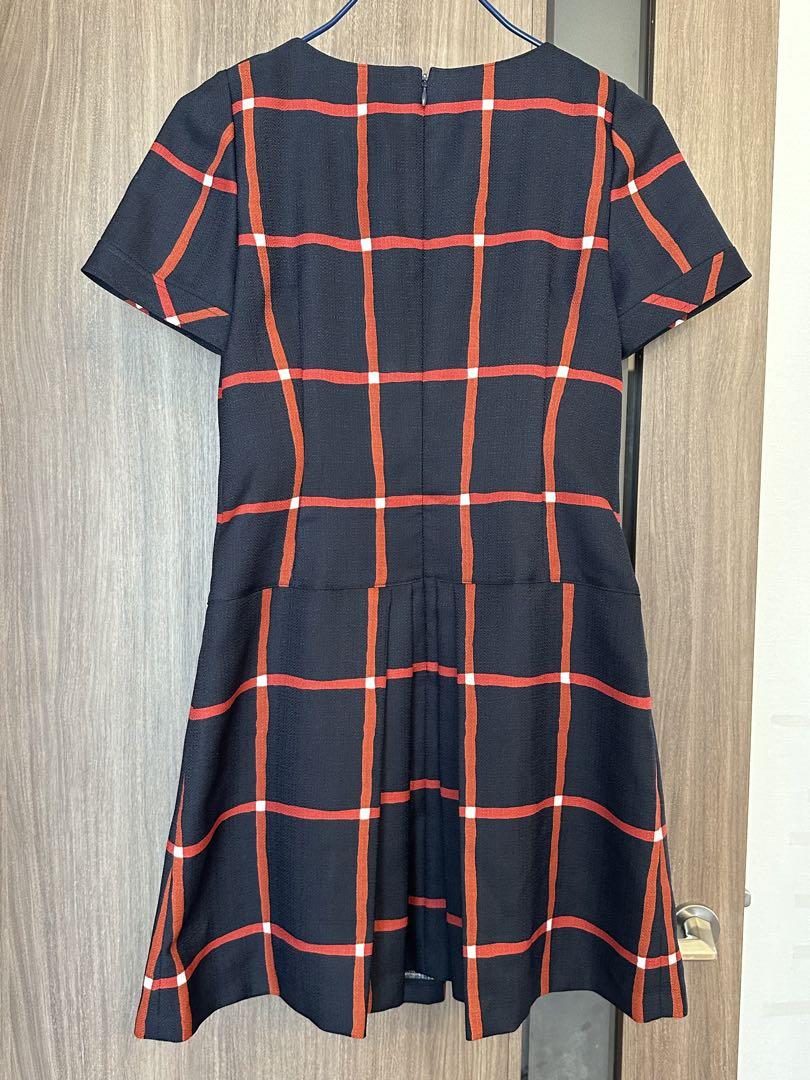 BURBERRY BLUE LABEL チェック柄 半袖ワンピース 36