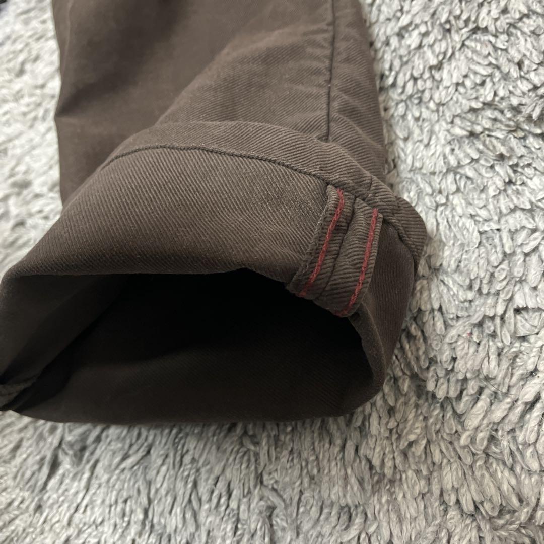 INCOTEX SLACKS 100型 コットンチノ ダークブラウン 29