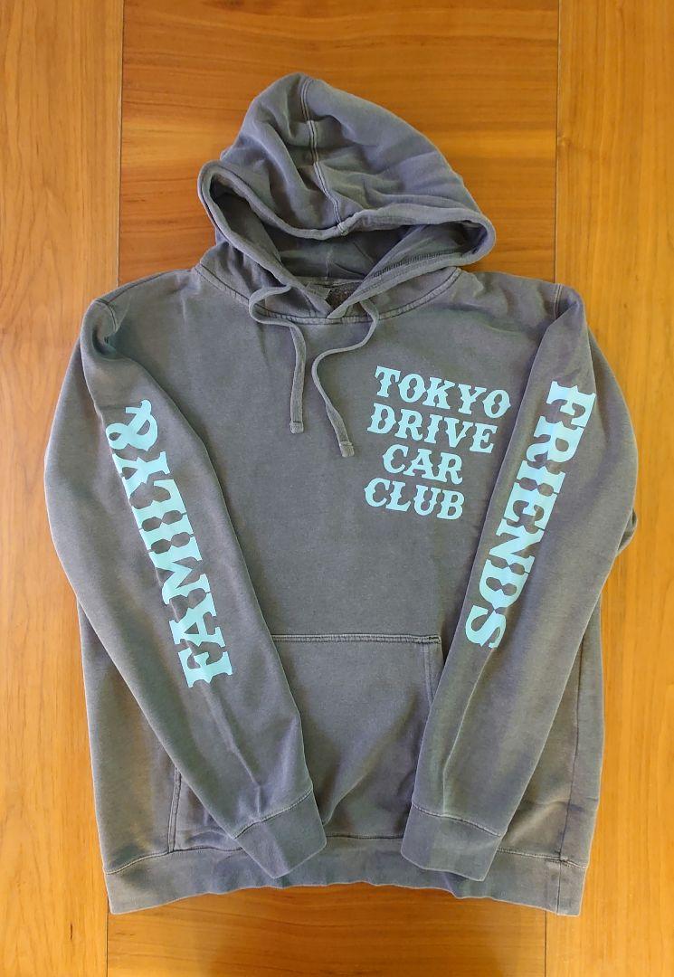 TOKYO DRIVE CAR CLUB パーカー ビッグロゴ TDCC