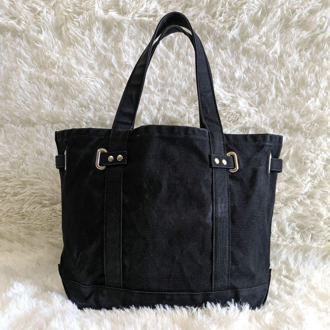 美品☆シータパランティカ　A4収納　通勤　 黒
キャンバストートバッグ ブラック