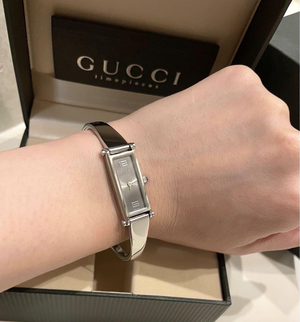 GUCCI グッチ バングル ブレスレット ウォッチ 1500L 腕時計