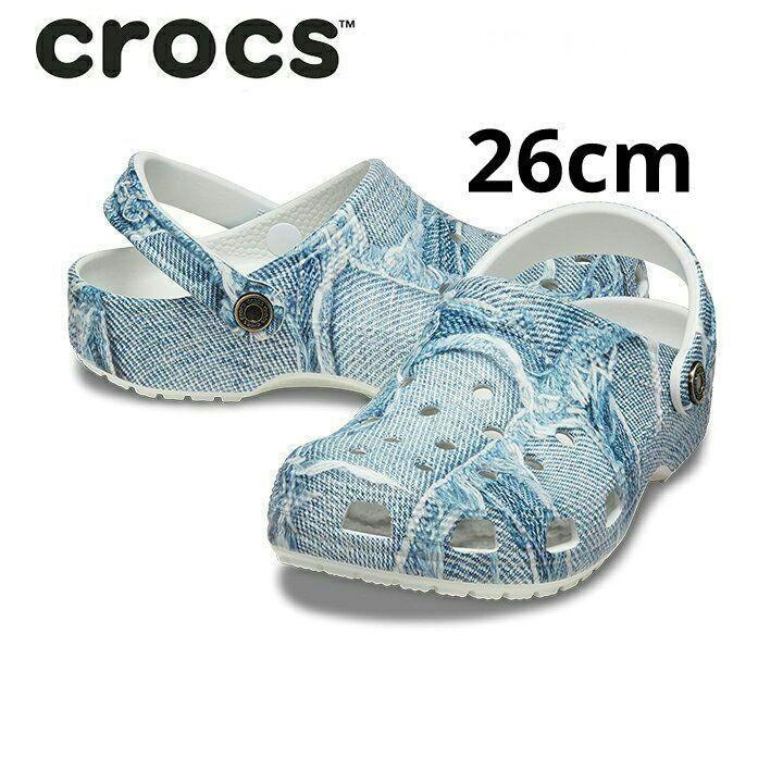 正規品　26cm クロックス　新品　デニムクロッグ