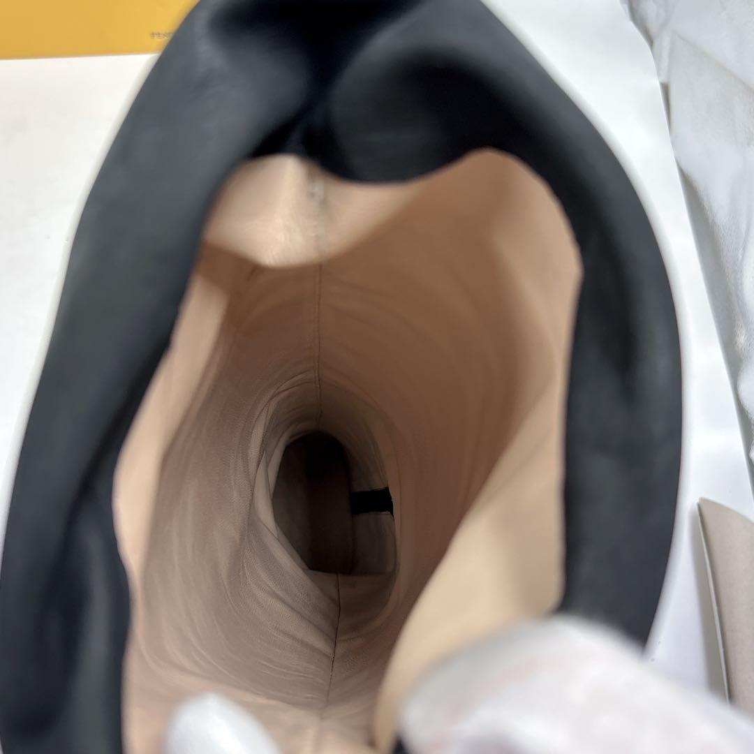 【超希少】Fendi ロングブーツ　ニーハイ　ヌバックブラック　34