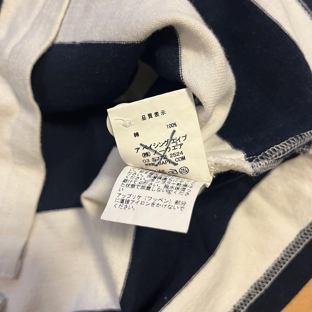 A BATHING APE アベイシングエイプ ラガーシャツ ポロシャツ 長袖