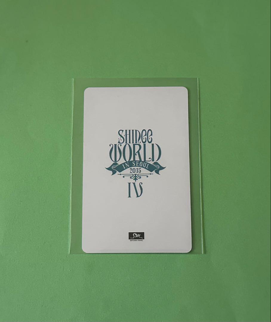 SHINee WORLD Ⅳ ジョンヒョン グローバル 非売品 トレカ