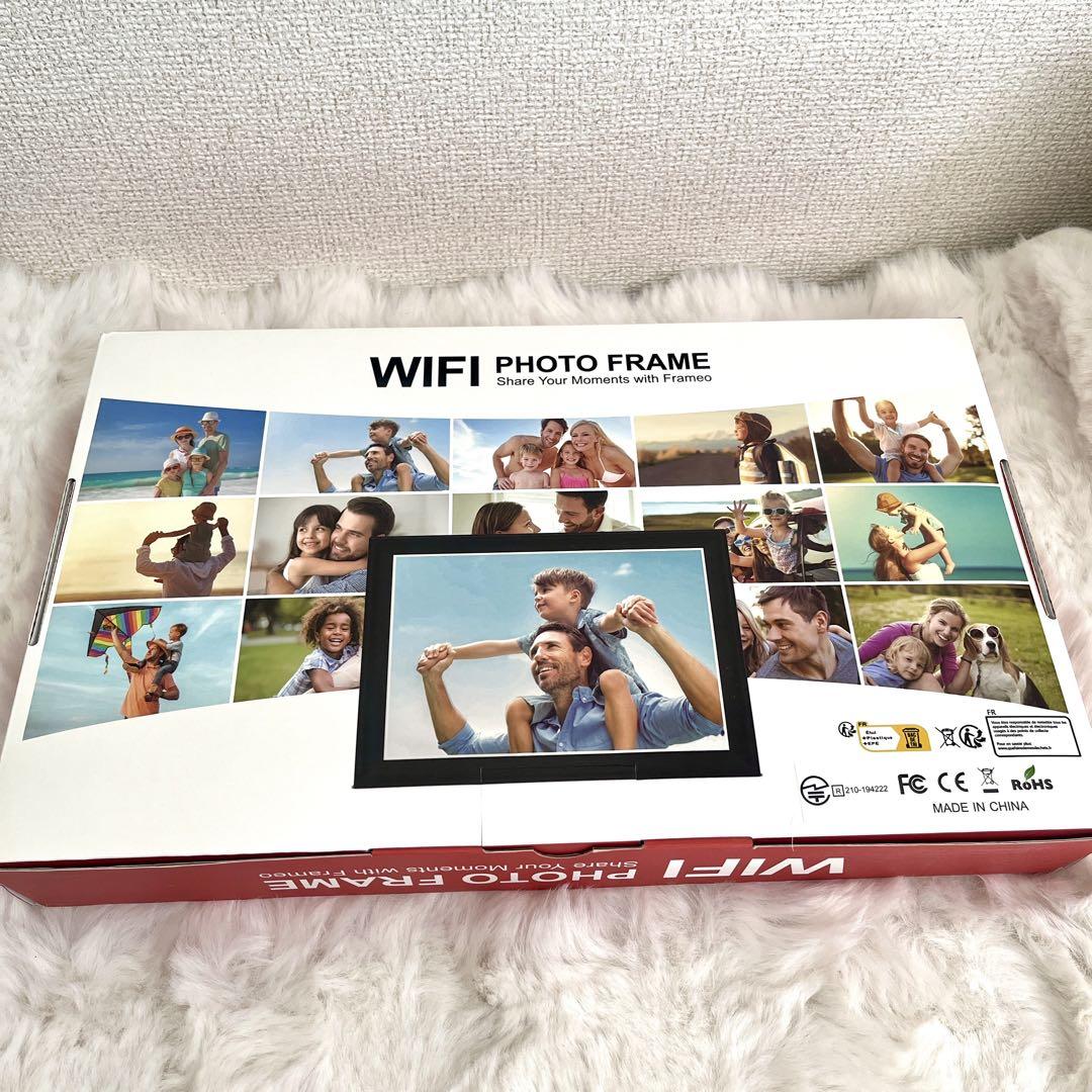 デジタルフォトフレーム WiFi 10.5インチ 64GB 1920x1280