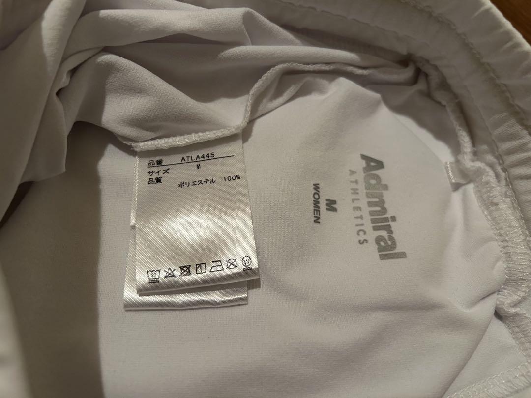 Admiral ホワイト プリーツスコート