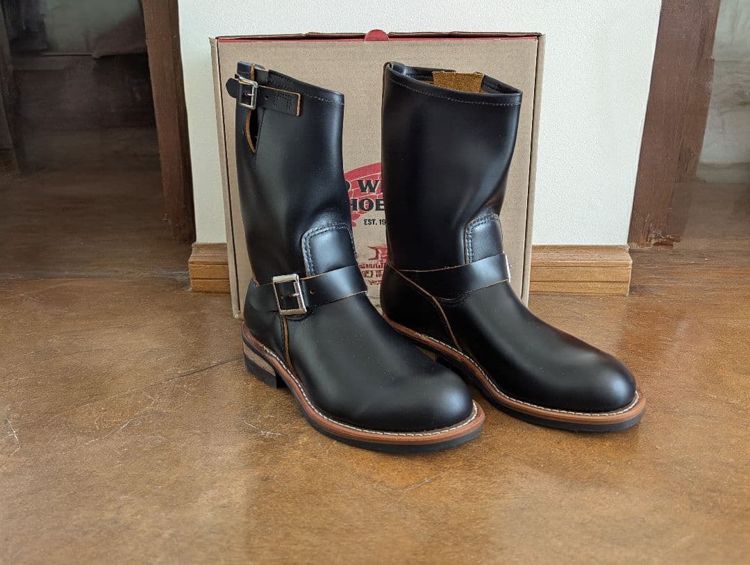 レッドウィング エンジニアブーツ 2966 茶芯 US8D 26cm 試着のみ レッドウィング エンジニアブーツ 2966 茶芯 US8D 26cm 試着のみ