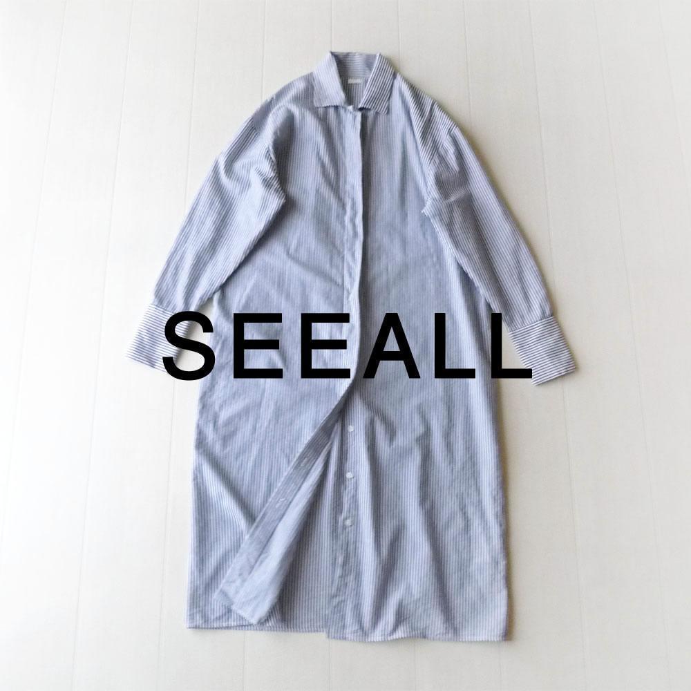 美品 シーオール 2万円 シャツワンピース ジャーナルスタンダード SEEALL