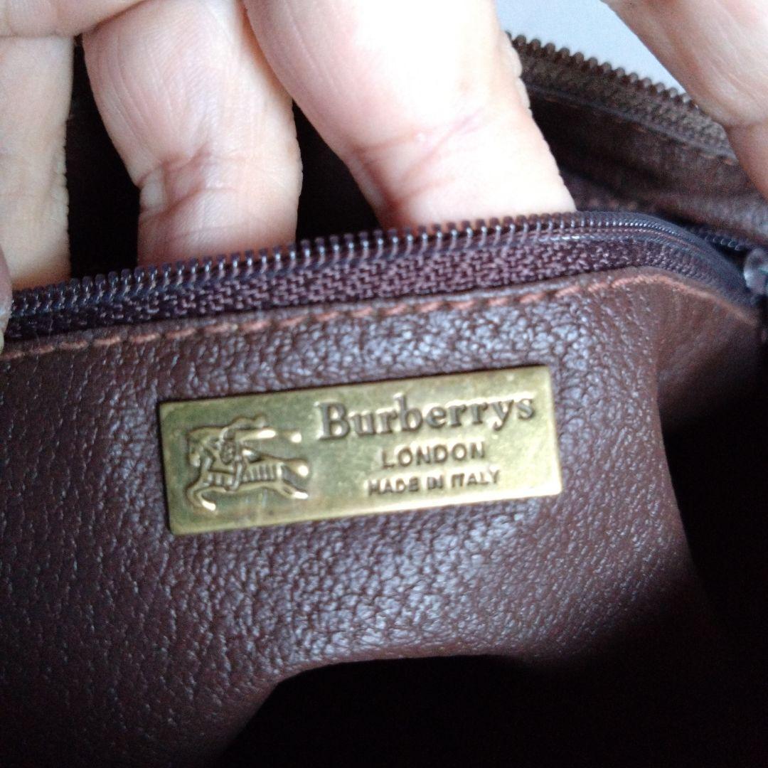 Burberry's バーバリーズ ヴィンテージ PVC ボストンバッグ