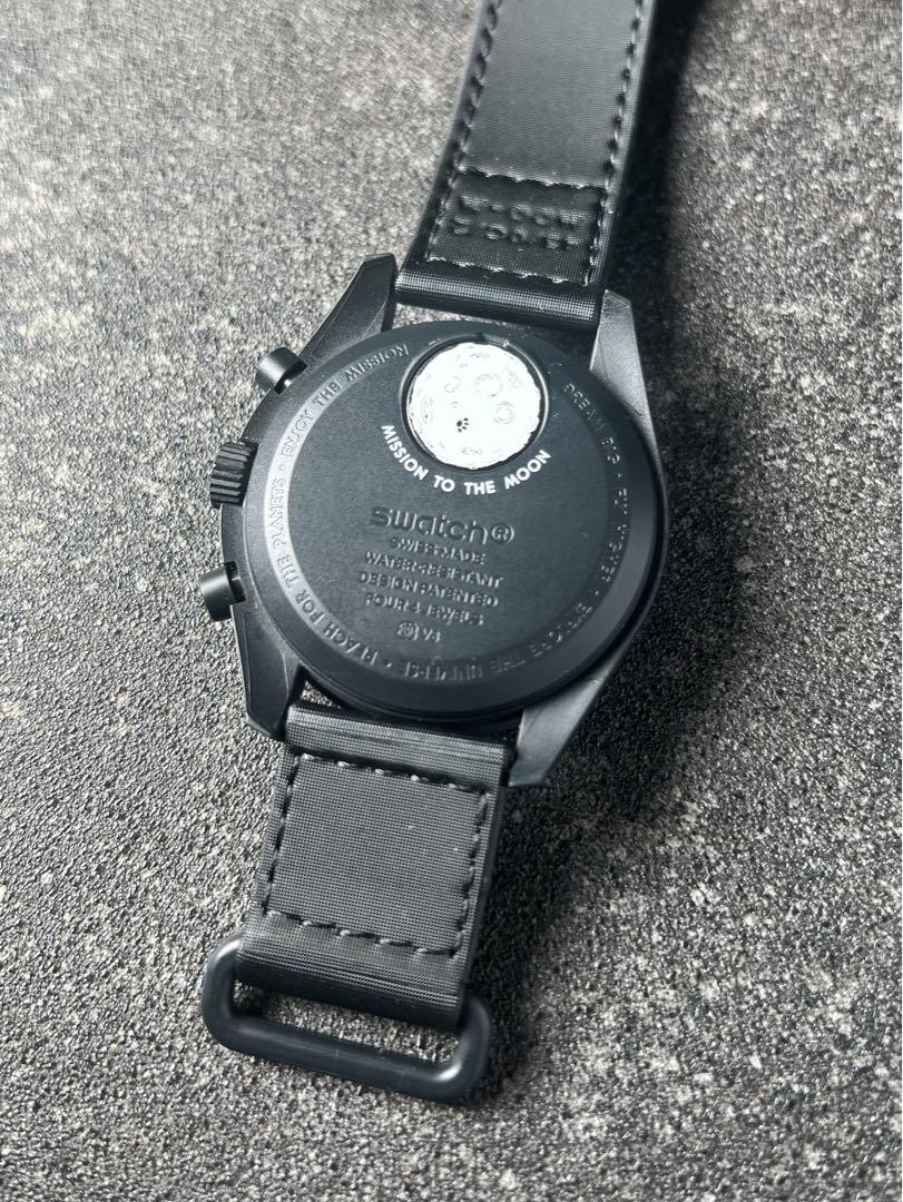 Snoopy × OMEGA × Swatch スヌーピー ブラック