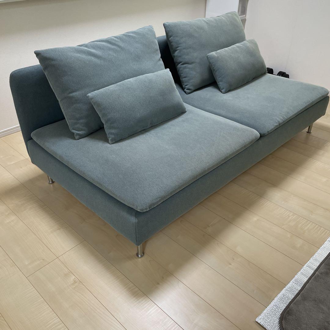 IKEA イケアSODERHAMN ソーデルハムン 3人掛けソファ　ターコイズ