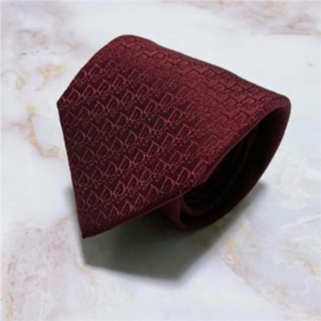 HOT人気 美品 Christian Dior ネクタイ 高級シルク トロッター柄 cX6uU-m12338057269 即納新作