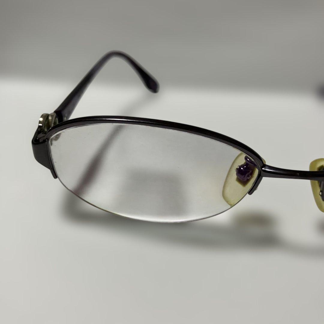 BVLGARI ブルガリ　メガネ　眼鏡　レディース　度入り　パープル