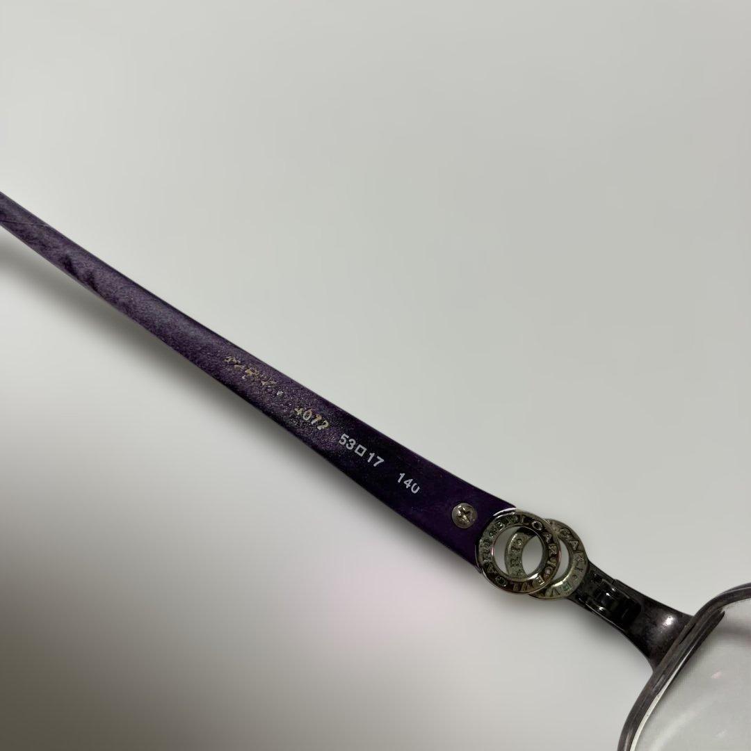 BVLGARI ブルガリ　メガネ　眼鏡　レディース　度入り　パープル