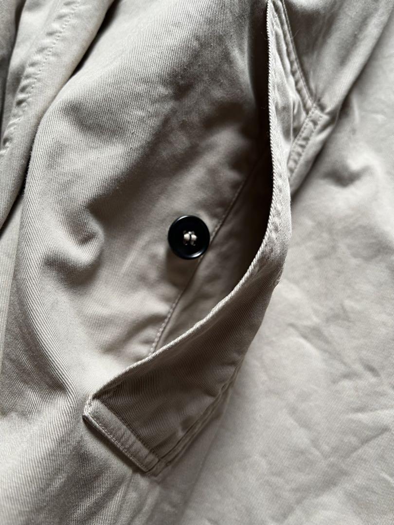 HTS エイチティーエス COTTON TWILL HOODED COAT