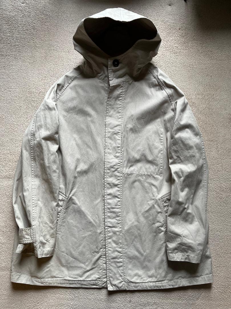HTS エイチティーエス COTTON TWILL HOODED COAT