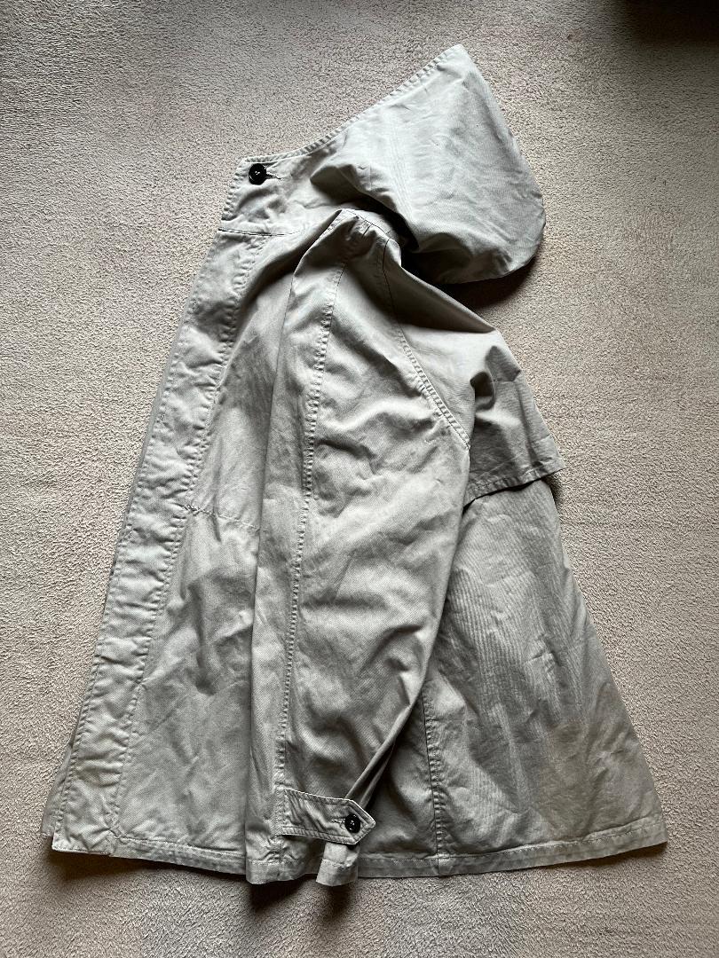 HTS エイチティーエス COTTON TWILL HOODED COAT