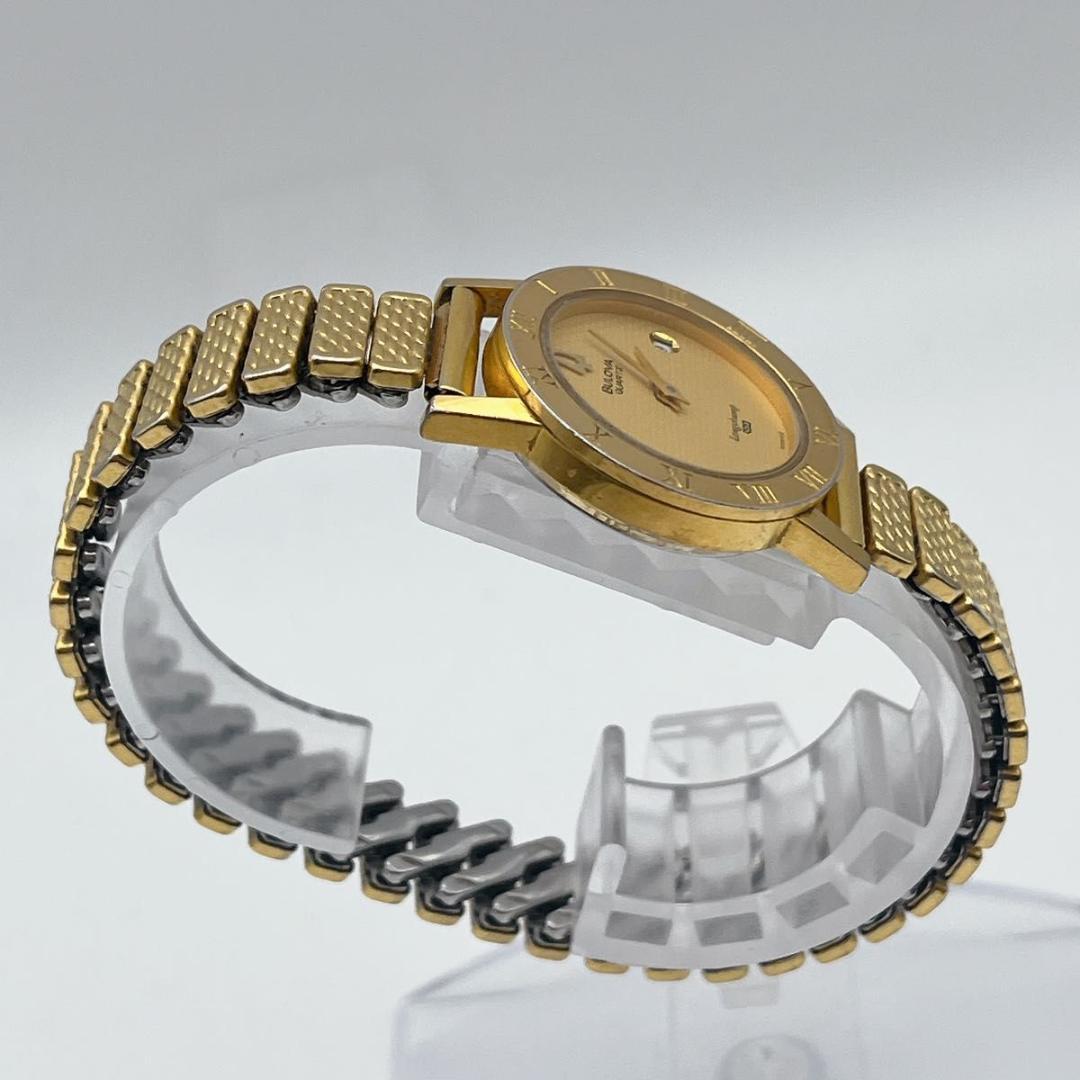 ランキング2025 BULOVA ブローバ 954389 ゴールド デイト レディース腕時計 時計