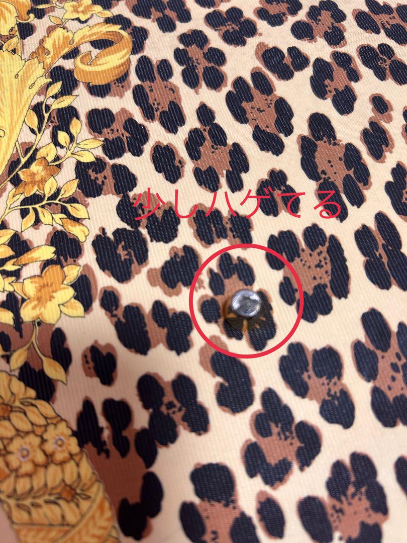 GIANNI VERSACE ヒョウ柄ボストンバッグ