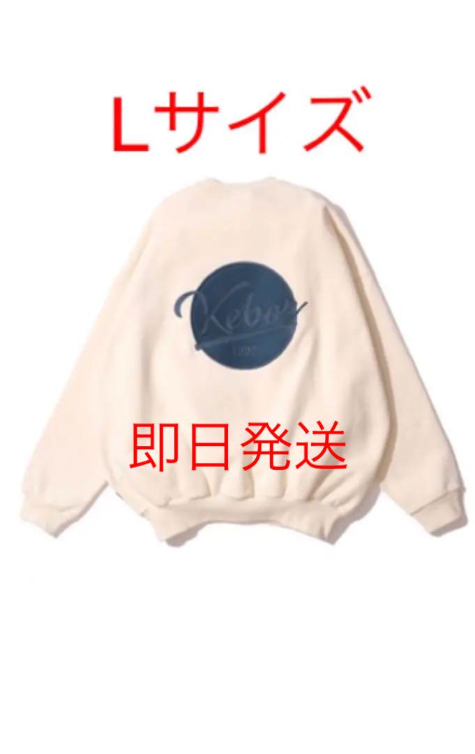 KEBOZ スウェット BB LOGO SWEAT CREWNECK【SAND】 【送料無料(一部地域を除く)】