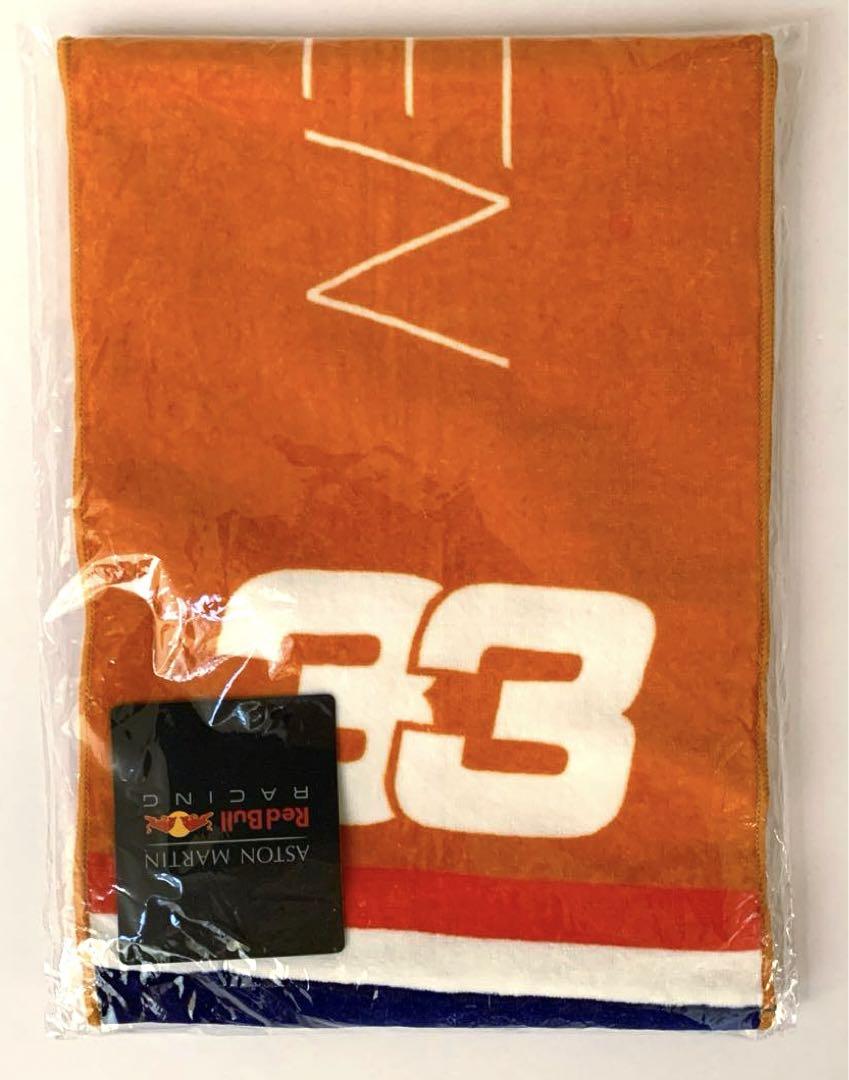未使用品【マフラータオル】F1 レッドブルマックス・フェルスタッペン33