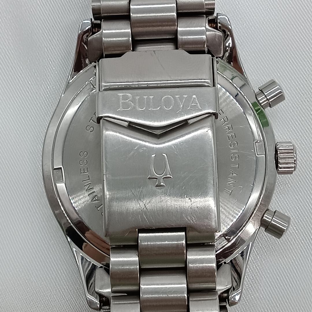 稼働品 BULOVA ブローバ BVM006 クロノグラフ クオーツ 腕時計