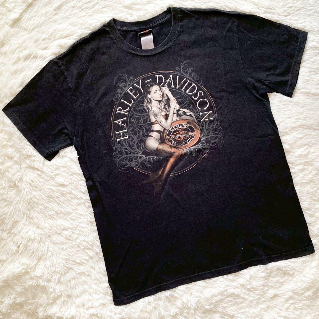 【希少】HARLEY DAVIDSON 半袖Tシャツ ピンナップガール USA製 【希少】HARLEY DAVIDSON 半袖Tシャツ ピンナップガール USA製